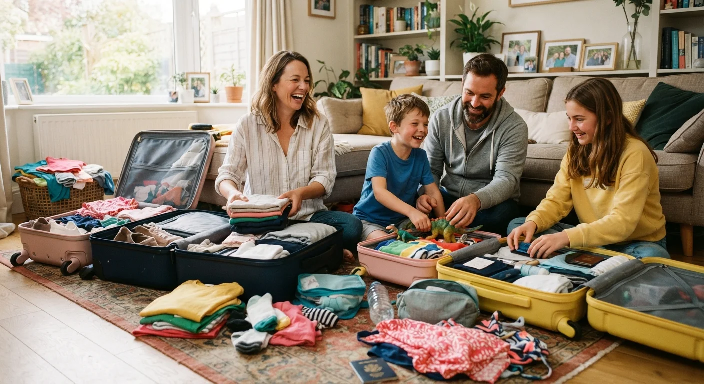 Packing for a Family Trip Without Paying Baggage Fees